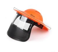 Rete regolabile per falciare e tagliare il prato con visione chiara anti per protezione dagli spruzzi d'acqua cappello visiera di sicurezza all'aperto (C)