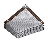 Rete riflettente per ombreggiatura in alluminio resistente ai raggi UV, copertura solare per giardino, cortile, parcheggio, cuccia per cani, telo ombreggiante per esterni
