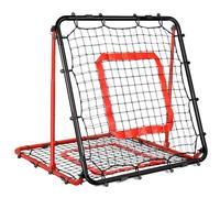 Rete Rimbalzo Calcio Pieghevole, 85 * 85 cm Rete da Rimbalzo per Pallavolo, Reti PE a Doppio Strato, Angolo Regolabile, Formazione Sulle Competenze per Calcio, Pallavolo e Pallacanestro