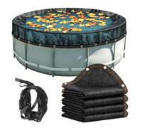 Rete Rotonda Per Piscina Per Piscine Fuori Terra 4.5m,Coperture Per Piscina In Retes