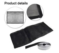 Rete schermo resistente camino porta protettiva bambino 29 40 pollici nero