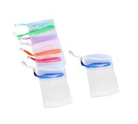 Rete Schiumogena per Sapone Cordino, 10 Pezzi in Nylon | Pulizia Viso e Doccia, Riutilizzabile e Asciugatura Rapida, Design Sospeso Colore Casuale