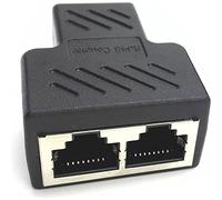 Rete senza sforzo: adattatore splitter RJ45 8P8C standard, design compatto per casa e ufficio, espandi la tua rete senza compromessi
