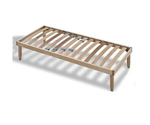 Rete singola 80x200 ortopedica ed ergonomica in doghe di faggio, con portadoghe rinforzato per una maggior elasticità e per garantire il corretto sostegno durante tutto il riposo.