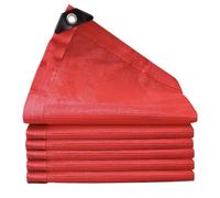Rete Solare Rossa 90% Rete Parasole per Esterni Varie Misure Tessuto Parasole con Protezione Solare con Occhielli per Serra Parcheggio Cortile Canile(5.0x8.0m/16.4x26.2ft)