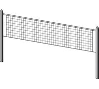 RETE SUPER MINI VOLLEY PALLAVOLO CORSPORT MAGLIA QUADRATA Ø2.5 MM MISURE 6,5X1 M