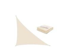 Rete Telo Ombra Impermeabile Ripari for Il Sole Triangolo Parasole Protezione Copertura Esterna Giardino Patio Piscina Ombra Vela Tende da Campeggio Tende da Sole 420D(Beige,3x3x4.3.0m)