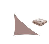 Rete Telo Ombra Impermeabile Ripari for Il Sole Triangolo Parasole Protezione Copertura Esterna Giardino Patio Piscina Ombra Vela Tende da Campeggio Tende da Sole 420D(Khaki,3x4x5m)