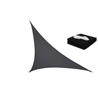 Rete Telo Ombra Impermeabile Ripari for Il Sole Triangolo Parasole Protezione Copertura Esterna Giardino Patio Piscina Ombra Vela Tende da Campeggio Tende da Sole 420D(Black,3x3x4.3.0m)