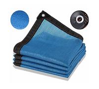 Rete Telo Ombra Rete Antistrappo Rotolo Telone Oscurante Antivento,Blu Panno Ombreggiante Per Esterni,Per Frutta Fiori Colture Serre Posto Auto Coperto Piscina (9mx9m/29.5ftx29.5ft)