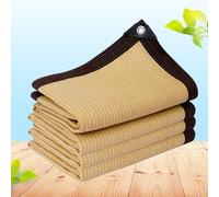 Rete Telo Ombra Traspirante 3x5m, Rete Parasole con Occhielli Telo Ombreggiante Reti Ombreggianti Orto 90% Ombreggiatura Resistente UV Giardino, Patio, Pergola, Cortile-Sabbia,beige-4x4m