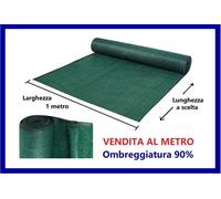 Rete Telo ombreggiante frangivista frangisole oscurante verde 90% al metro