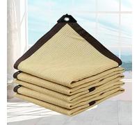 Rete Telo Ombreggiante Marrone Tenda Ombreggiante Esterno Rete Telo Ombra Telo Ombra Occhiellato Protezione Raggi UV 90%-95% Traspirante Raffreddamento Reti Giardino,beige-2x6m