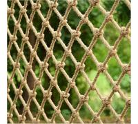 Rete Tessuta A Mano, Rete di Protezione in Corda di Canapa, Rete di Sicurezza per Parchi Giochi in Iuta Naturale con Varie Misure Disponibili(Size:1x3m)
