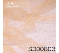 Rete Tessuto Glitter Lucido Trasparente Tulle Fai da Te per Gonna Abito da Sposa