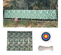 Rete Tiro con L’arco Sfondo Mimetico per Tiro con L'arco per Campo di Caccia, Bersaglio Grande Rinforzato per Tiro con L'arco, Telo di Protezione UV per Fermare Le Frecce(3x4.5m(10x15ft))