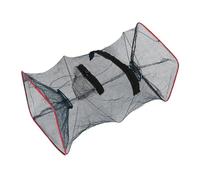 Rete Trappola per Granchi Pieghevole Portatile per Pesca | Nylon a Maglia Fine, Accesso Cerniera, Uso in Acqua Dolci e Guado, per Gamberi e Anguille