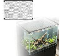 Rete Trasparente Acquario, Coperchio Anti-Salto Fai-da-Te, Regolabile | Formato personalizzabile, struttura leggera, mantiene l’area superiore libera per una buona