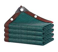 Rete traspirante marrone con occhielli per balcone, giardino, serra, 3 x 1 x 2 m, perfetta per proteggere le piante e controllare la luce solare