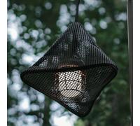 Rete triangolare per asciugatura per un comodo uso esterno, borsa portaoggetti in rete traspirante per accessori da campeggio e picnic (S)