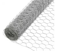 RETE TRIPLA TORSIONE ZINCATA F16 H 1, 50 ROTOLO 25 MT POLLAIO RECINZIONE
