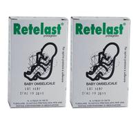 Rete Tubolare Retelast Elastica Pretagliata Bianca Baby Ombelicale 4 P