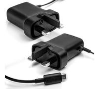 Rete UK 3pin Caricabatterie per Nokia 301, 207, 208, 108, 130, 206 (Micro USB)