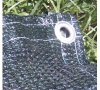 Rete verde ombreggiante frangisole occhiellata - in ITALIA