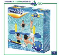 Bestway set gonfiabile volley pallavolo per piscina mare realizzatro in vinile