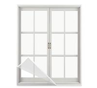 Rete Zanzariera Ricambio 90x140cm, Nastro Autoadesivo Zanzariere Ricambi Rete Anti Zanzare Zanzariere per Finestre, per La Realizzazione di Zanzariere a Telaio Fisso. - Bianco