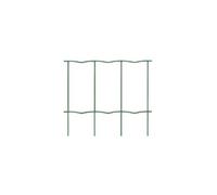 RETE Zincata finitura PVC PAPILLON elettrosaldata 76X63 H100 25MT PLASTICATA SGS