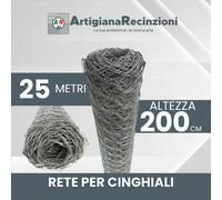 Rete Zincata per Cinghiali 25 Metri Lineari