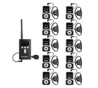 Retekess T130S (T130 2rd) Wireless Tour Guide System, Sistema di Guida Turistica, 100m, Operazione con un Clic, Attrezzatura per Interpretariato per Turismo, Tour di Fabbrica