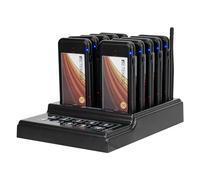 Retekess TD174 Bipatrice Ristorante, Cercapersone Basi Singole 10 Bipper, 300M, 3 Modalità di Chiamata, Indicatore di Ricarica, Bipper Ristorante, Bipper Clienti, Cibo Truck