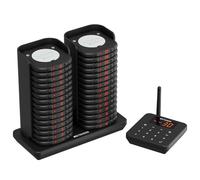 Retekess TD186 Ristorante Pager System, Pager Cercapersone, Portata Di 600M, Design Anti-Dumping, 64 Modalità Di Avviso, Facile Da Usare, 30 Pagers Per Ristoranti, Punti Ristoro, Chiese e Bar