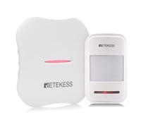 Retekess TH011-TH016 WIFI Rilevatore di Movimento con Sirena, Sensore di Sicurezza con Sensibilità Regolabile, Rilevamento Grandangolare a 110°, per Casa, Negozio e Ufficio