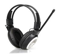 Retekess TR101 Radio Cuffia, Radio FM Pieghevole con Stereo, Ingresso AUX, Alimentazione a Batteria, per Riunioni Scolastiche (Nero)