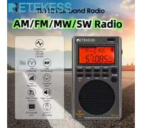 Retekess TR110 Radio portatile a onde corte SSB FM MW SW LSB AIR CB VHF UHF Full Band NOAA Alert ricevitore Radio digitale