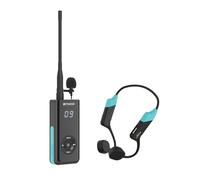 Retekess TT120 Comunicatore per Allenatori di Nuoto, Attrezzatura per l'allenamento di Nuoto, 120M, Dispositivo di Comunicazione Subacquea per l'allenamento di Nuoto (1 Trasmettitore, 1 Ricevitore)