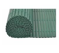 RETELANDIA - Arella Canniccio Ovale in PVC Plastica, Frangivista Schermante per Giardino Balcone Terrazza, Verde, m 1x3