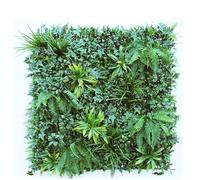 RETELANDIA L'OUTLET DELLE RECINZIONI Verde Verticale Artificiale 100x100 cm Rain Forest per interni/esterni sempreverde