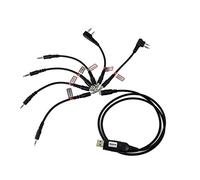 Retevis 6 in 1 USB Programmazione Cavo/Filo Compatibile con Walkie Talkie Retevis RT24 RT622 RT27 RT5 RT15 RT28 Motorola HYT ICOM Baofeng BF-888S UV-5R KENWOOD YAESU Ricetrasmettitore