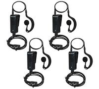 Retevis AI Active Noise Reduction - Auricolare radio bidirezionale, clip magnetica, compatibile RT22 RT21 RT68 RB85 NR10 pxton Walkie-Talkie, tipo C, ricaricabili a 2 pin Walkie Talkie (confezione da
