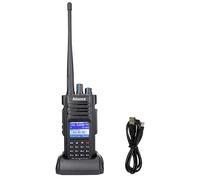 Retevis Ailunce HD1 10W DMR Radio Amatoriale, Dual Band, Radio Bidirezionale Digitale, Batteria Type-C 3200mAh, Impermeabile IP67, Compatibile con Altri Radioamatori e Radio Bidirezionali (1 Pz, Nero)