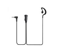 Retevis EEY002 Earhook Earpiece 3.5mm Single Needle Earphone with PTT Microphone for RT22P/RT622P/B3H/B63H