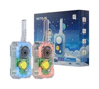 Retevis EZTalk 680 DIY Walkie Talkie Bambini, Regalo Bambino 6+ Anni, Esperimenti Scientifici per Bambini, Gioco Scientifico, Gioca ed Esplora la Scienza, Regalo Giocattoli Natale (1 Pair)