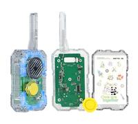 Retevis EZTalk 680 Giochi Scientifici, Regalo Bambini 4-12 Anni, DIY Walkie Talkie Bambini, Gioca ed Esplora la Scienza, Gioco di Ruolo per Astronauti, Agenti Segreti (1 Pair)