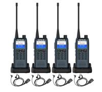 Retevis MateTalk C63 Ricetrasmittenti Professionali, Gestione Delle Assegnazioni, Schermo LCD, SMS/Avviso Vibrazione, Walkie Talkie con Auricolare per Centri Commerciali (4 Confezioni)