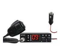 Retevis MB63A Radio CB, Kit Completo AM FM, Filtro Antirumore NB/ANL, 12V/24V, Sistema di Raffreddamento, 40 Canali, 4W, EMG CH9/19, per Auto Camion Camper