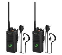 Retevis NR40 Walkie Talkie Professionali, Walkie Talkie Digitali e Analogici, IP67 Impermeabile, 2800mAh, Chiamata di Gruppo, Protezione AES256, Radio Robusta per Eventi, Sicurezza (Nero, 2 Pezzi)